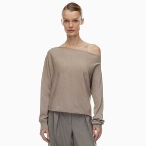 Babaton Inspiration Sweater - S - Heather Nomad Taupe